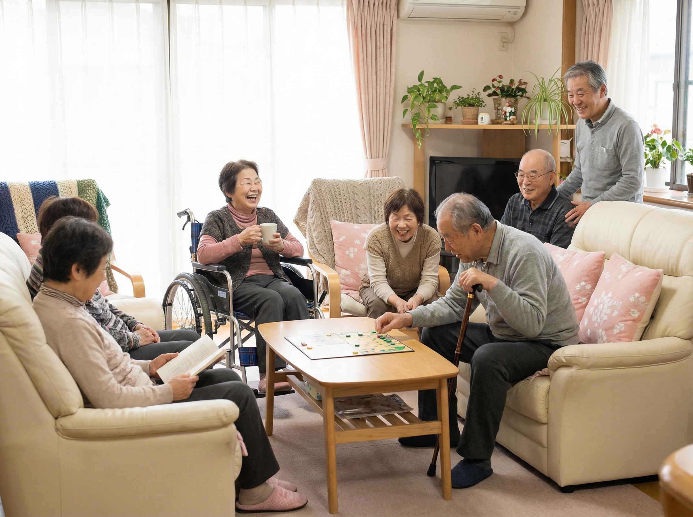 障がい者グループホームの様子