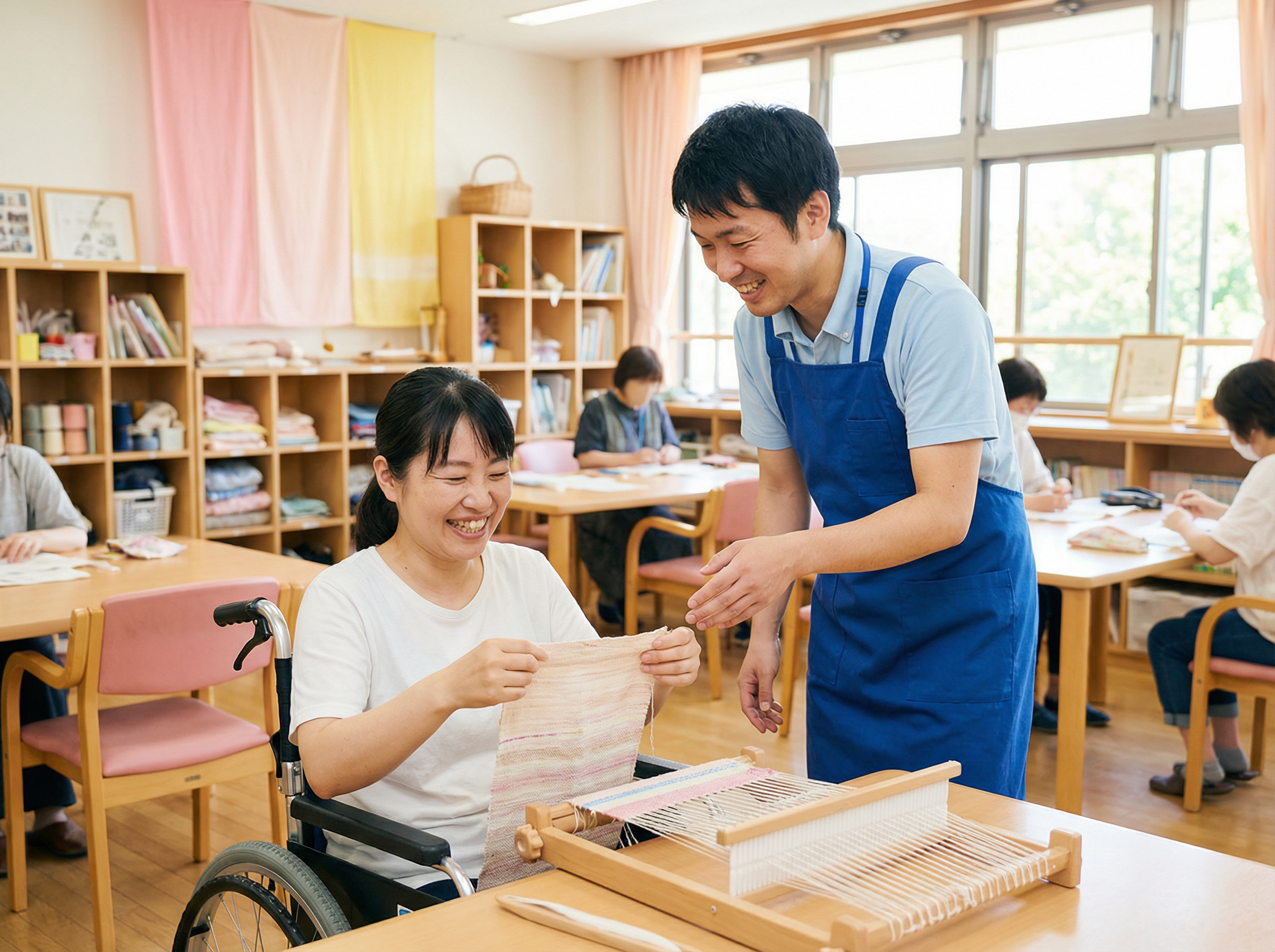 就労継続支援B型みらいえの様子